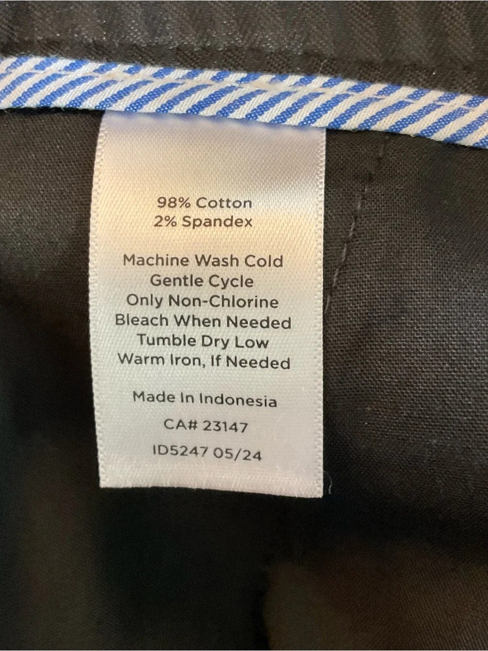 Talbots The Perfect Curvy Chino Pants Black 8 NWT Straight Leg Full Length